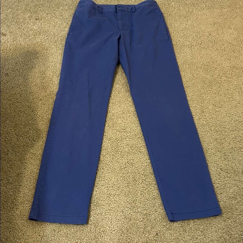 Boys Polo Ralph Lauren Straight Fit Blue Chino Pants Navy Sz 16